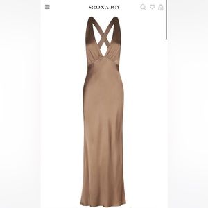 SHONA JOY - Milo Plunge Cross Back Midi Dress
